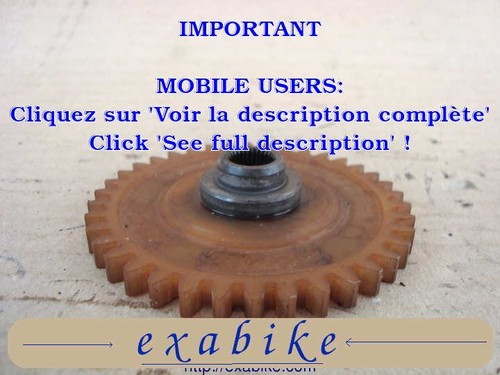 Engine pinion for yamaha tdm - pinion,